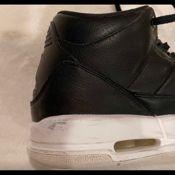 Nike Air Jordan 3 Retro Black Sz 6.5y VGUC - Picture 6 of 7